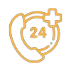 24 Hour Emergency Icon